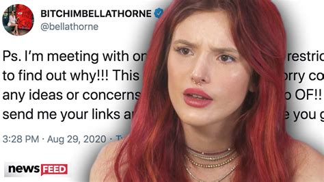 bella thorne only fan leaks|Bella Thornes X